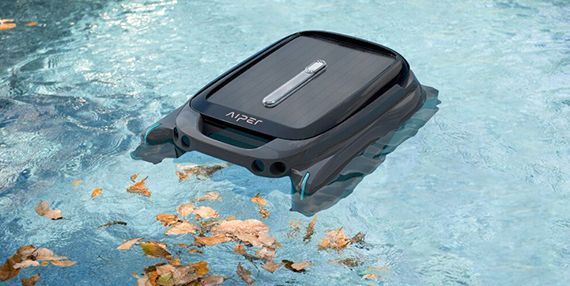 Робот пылесос для бассейна плавающий, аккумуляторный AIPER Surfer S1 (для поверхности воды)
