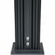 Душ сонячний Aquaviva Hybride Dada Straight алюмінієвий з мийкою для ніг, антрацит DS-D463NX, 40 л