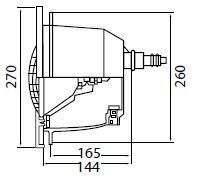 Прожектор Hayward Desing под плитку 300Вт, 12В