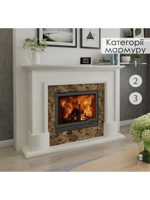 Каминная облицовка Hitis Лотос, материал мрамор категории 1
