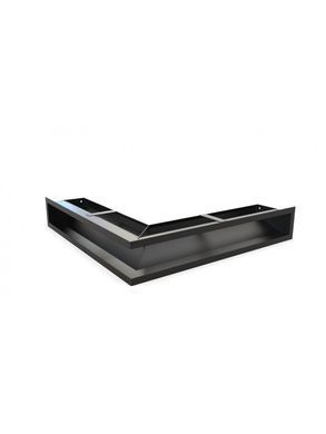 Вентиляционная решетка Defro Home DH LUFT угловая 500х500х90 (120)
