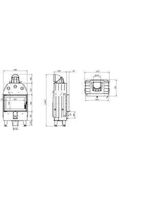 Каминная топка Defro Home INTRA SM Mini