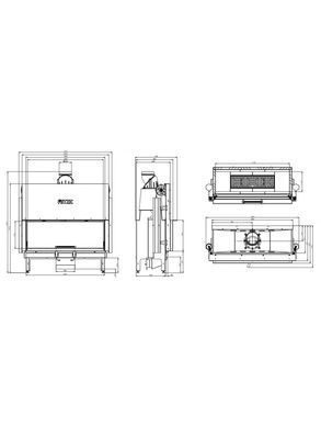 Камінна топка Hitze ARDENTE ARD120X43.G