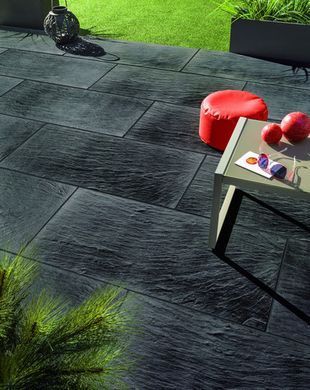 Камінь 33 терасний 66х33х3 см, NOVASCHISTE, тон Anthracite