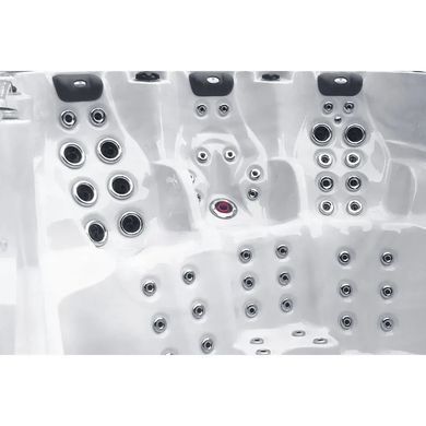 Плавальний SPA басейн Passion Spas Activity 1 Deep (394x226x152 см), Сріблясто-білий