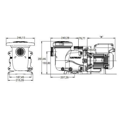 Насос Hayward Max-Flo XL SP2310VSTD (220В, 16.5 м3/ч, 1HP) с пер. скор.