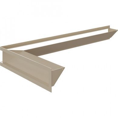 Каминная решетка LUFT SF угловой левый кремовий 80x40x9 Kratki