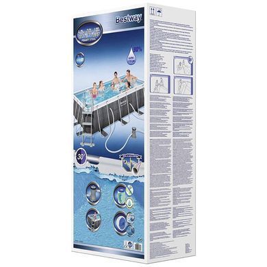 БАССЕЙН КАРКАСНЫЙ РОТАНГ BESTWAY, 412Х201Х122 СМ (ФИЛЬТР-НАСОС, ЛЕСТНИЦА)