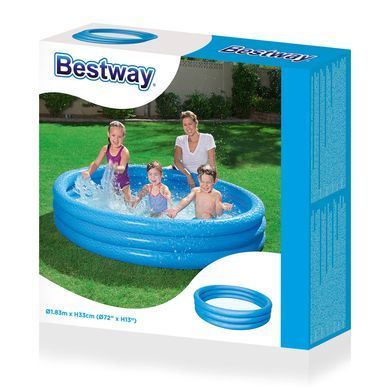 Надувной Бассейн Bestway 51027, голубой, 183 х 33 см