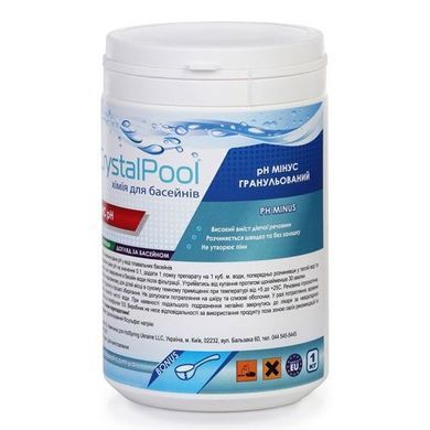 рН Мінус гранульований Crystal Pool, 1 кг