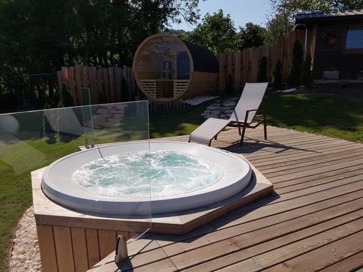 СПА бассейн Comfort SPA Infiniti Round - Luxury SPA &Oslash;240*100 Инфинити встраиваемый