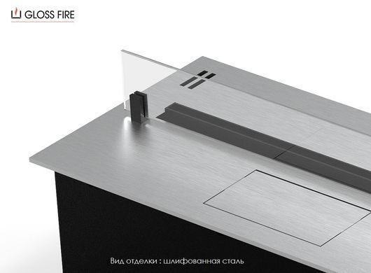 Автоматичний біокамін Dalex Steel GlossFire