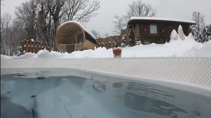 СПА бассейн Comfort SPA Infiniti Round - Luxury SPA &Oslash;240*100 Инфинити встраиваемый