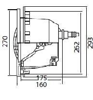 Прожектор Hayward Desing под лайнер 300Вт, 12В
