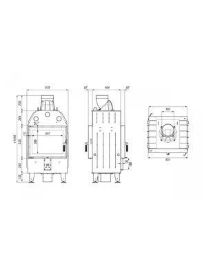 Каминная топка Defro Home INTRA SM T