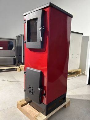Сталева піч Alfa-Plam VULKAN S червона