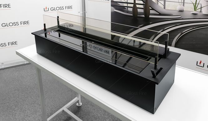 Дизайнерский биокамин Slider glass 600 GlossFire