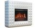 Камінокомплект ArtiFlame Diamond AF23S білий з обігрівом і звуком горіння вогню