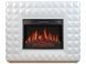 Камінокомплект ArtiFlame Diamond AF23S білий з обігрівом і звуком горіння вогню