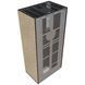Камін Kratki FLOKI BOX лівий 8 kW &Oslash; 160 в обудові з керамограніту FOKOS RENA