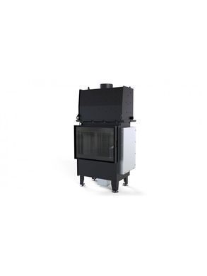 Камінна топка з водяним контуром Defro Home RIVA SM SHORT (чорний шамот)