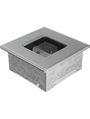 Вентиляционная решетка Kratki 11x11 см шлифованная