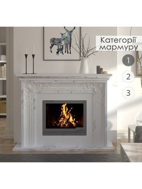Каминная облицовка Hitis Люке, материал мрамор категории 1