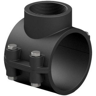 Хомут-врезка седло зажимное ПП Effast SEP010200G, d200x2"