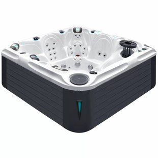Гидромассажный бассейн Passion Spas Admire (230х230х91 см), Серебристо-белый
