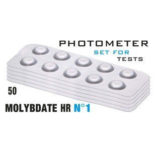 табл. Molybdate HR 1 (Молибдат, 0 &ndash; 100 мг/л) 50 п/уп. Photometer/Comporator
