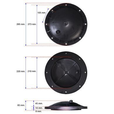 Кришка бочки фільтра AK Kripsol 1050-2000 RCFI0001.01R