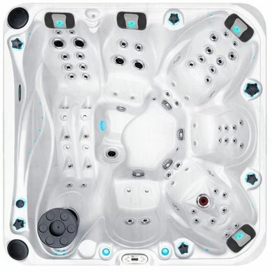 Гідромасажний басейн Passion Spas Admire (230х230х91 см), Сріблясто-білий