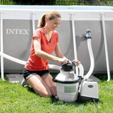 Пісочний насос із хлоргенератором Intex 26676, 6 000 л/год хлор 7 г/год, 23 кг піску