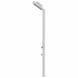 Душ вуличний Aquaviva Quick з LED підсвіткою та мийкою для ніг, білий Q825/9003-QL