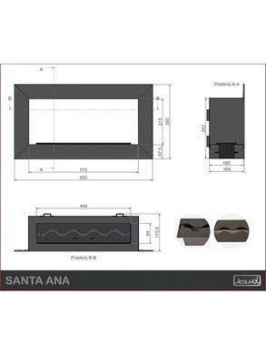 Биокамин Kami SANTA ANA