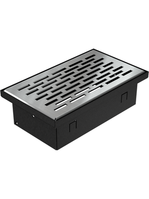 Вентиляційна решітка Kratki 11x17 см FLOOR шліфована