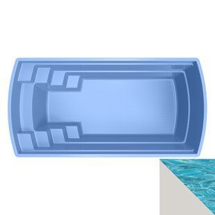 Композитный бассейн Rhino Pools Euphoria Steel grey 6х3х1.45 м (Euphoria STG PUHC)