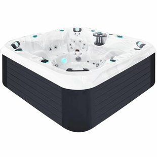 Гидромассажный бассейн Passion Spas Joy (225х225х91 см), Серебристо-белый