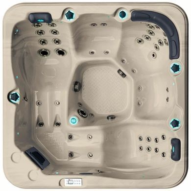 Гідромасажний басейн Passion Spas Relax (204х204х85 см), Сірий обрій пустелі
