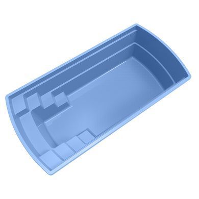 Композитний басейн Rhino Pools Euphoria Steel grey 6х3х1.45 м (Euphoria STG PUHC)