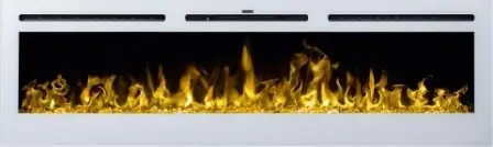 Електричний настінний камін A &mdash; Flame Majestic 72 білий
