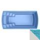 Композитний басейн Rhino Pools Euphoria Steel grey 6х3х1.45 м (Euphoria STG PUHC)