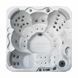 Гідромасажний басейн IQUE Corsica 2000-CFL (200х200х89 см) Brushed walnut