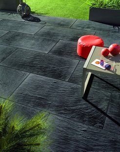 Камень 33 бортовой 66х33х3, 5 см, NOVASCHISTE, тон Anthracite