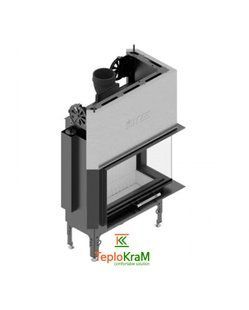 Каминная топка Hitze HST 68x43.RG 9,3 кВт, правая с гильотиной