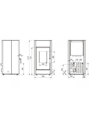 Пеллетная печь Defro Home MYPELL Серый
