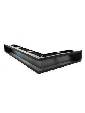 Вентиляційна решітка Defro Home DH LUFT кутова ліва 740x400x90 (120)