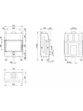 Каминная топка Defro Home IMPULS SM OPTI