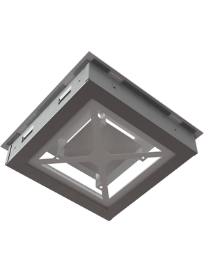Вентиляційна решітка Kratki 22x22 см WIND біла