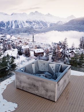 SPA басейн Hanscraft DIAMOND (Microsilk, UV, Audio Subwoofer, Heating Blower), (Чехія), 220x220x93 см, Winter Solstice